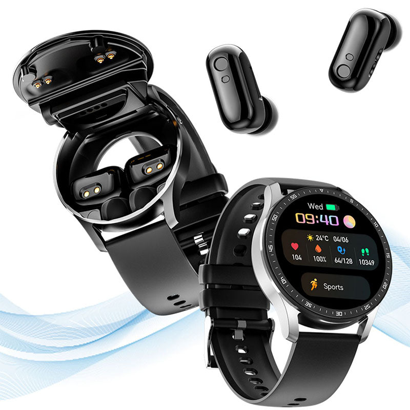 2 in 1 Smart Watch with Earbuds