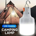 Bin Majid Souq® 60W USB Rechargeable LED Lantern - Perfect for Camping and Outdoor Activities