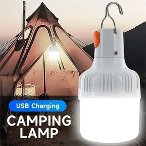 Bin Majid Souq® 60W USB Rechargeable LED Lantern - Perfect for Camping and Outdoor Activities