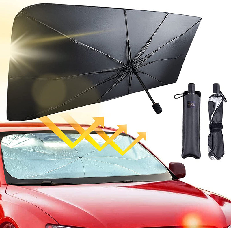 Bin Majid Souq® Foldable Car Windshield Sunshade Umbrella - Heat Insulation & Sun Protection