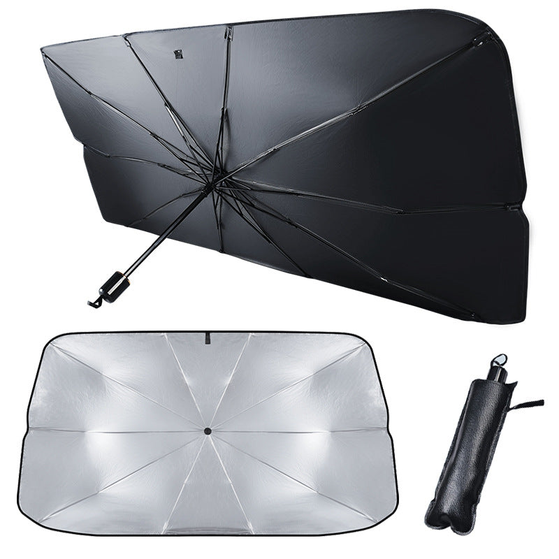 Bin Majid Souq® Foldable Car Windshield Sunshade Umbrella - Heat Insulation & Sun Protection