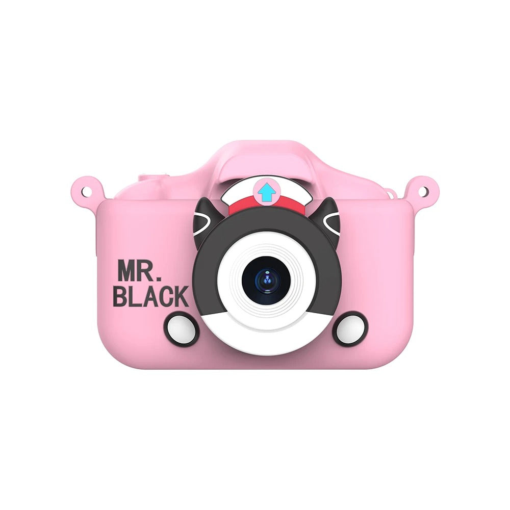 Bin Majid Souq® Mini Black Cat Detective Camera for Kids - Digital Toy with Video & 32GB SD Card