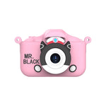 Bin Majid Souq® Mini Black Cat Detective Camera for Kids - Digital Toy with Video & 32GB SD Card