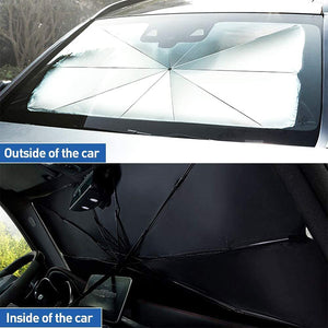 Bin Majid Souq® Foldable Car Windshield Sunshade Umbrella - Heat Insulation & Sun Protection