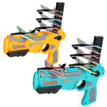 Bin Majid Souq® Children's Foam Plane Launcher Toy - Outdoor Catapult Gun for Airplane Shooting Fun