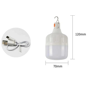 Bin Majid Souq® 60W USB Rechargeable LED Lantern - Perfect for Camping and Outdoor Activities